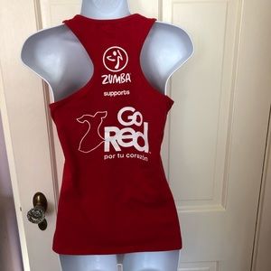 Zumba Go Red Athletic shirt
